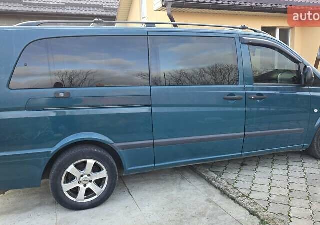 Зеленый Мерседес Вито, объемом двигателя 3 л и пробегом 248 тыс. км за 13700 $, фото 1 на Automoto.ua