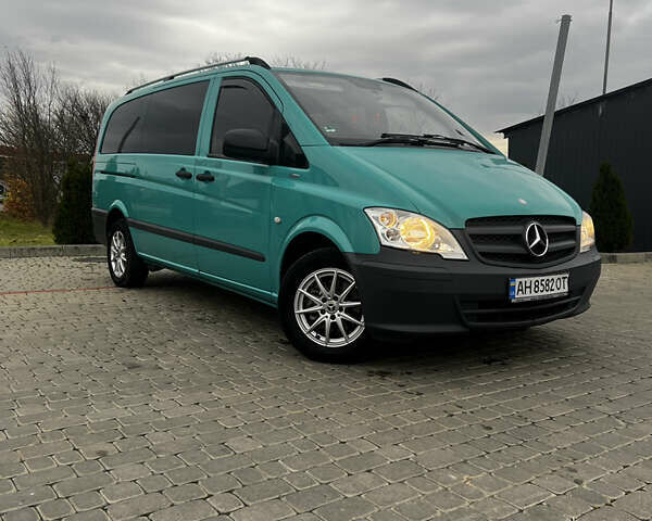 Зеленый Мерседес Вито, объемом двигателя 2.1 л и пробегом 203 тыс. км за 13500 $, фото 1 на Automoto.ua