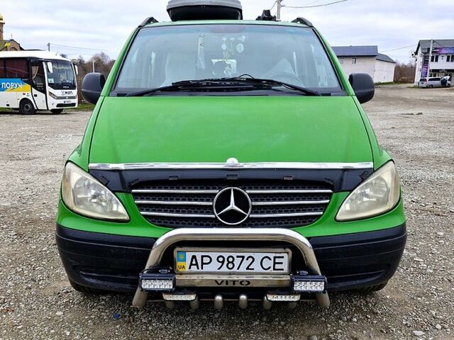 Зеленый Мерседес Вито, объемом двигателя 2.1 л и пробегом 296 тыс. км за 6200 $, фото 1 на Automoto.ua