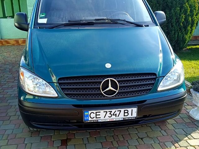 Зеленый Мерседес Вито, объемом двигателя 2.1 л и пробегом 186 тыс. км за 9900 $, фото 1 на Automoto.ua