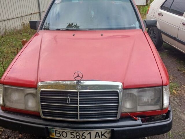 Мерседес В124 1989 в Борисполе на Automoto.ua Красный Мерседес В124, объемом двигателя 2.3 л и пробегом 300 тыс. км за 1400 $, фото 1 на Automoto.ua