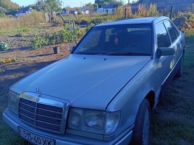 Серый Мерседес В124, объемом двигателя 2.4 л и пробегом 341 тыс. км за 650 $, фото 1 на Automoto.ua