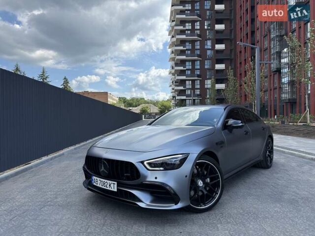 Серый Мерседес AMG GT 4-Door Coupe, объемом двигателя 3 л и пробегом 69 тыс. км за 85000 $, фото 1 на Automoto.ua
