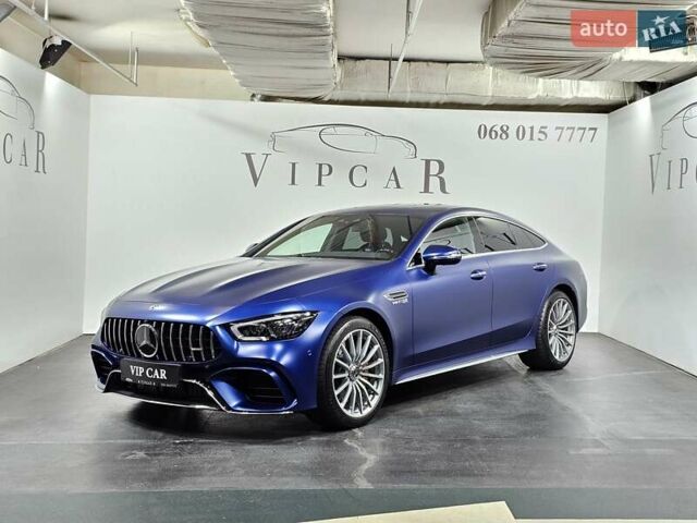 Синий Мерседес AMG GT 4-Door Coupe, объемом двигателя 4 л и пробегом 23 тыс. км за 177777 $, фото 1 на Automoto.ua