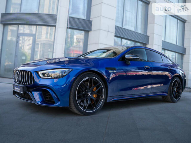 Синій Мерседес AMG GT 4, об'ємом двигуна 3.98 л та пробігом 68 тис. км за 145000 $, фото 1 на Automoto.ua