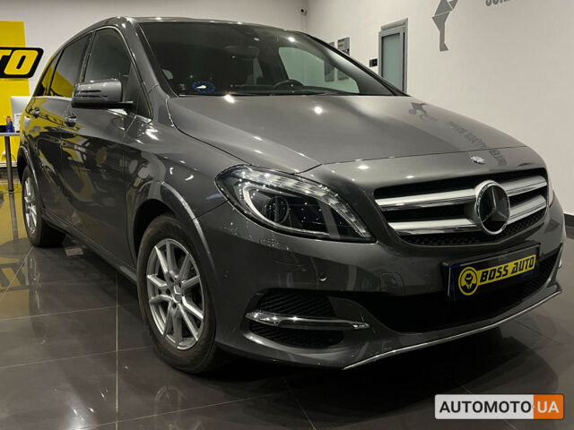Серый Мерседес B 250e, объемом двигателя 30 л и пробегом 46 тыс. км за 14600 $, фото 1 на Automoto.ua