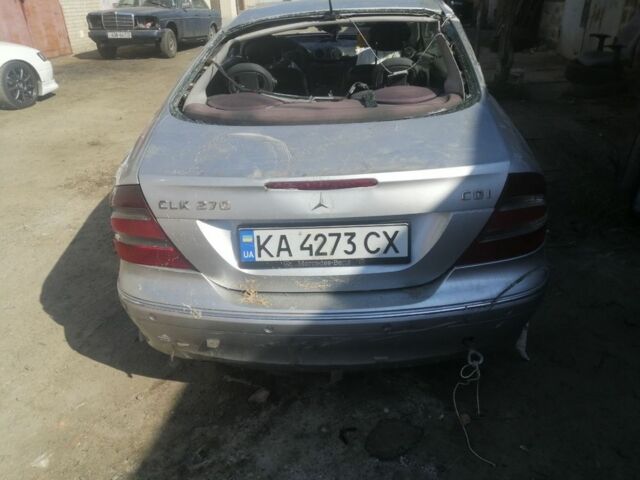 Сірий Мерседес CLK-Class, об'ємом двигуна 2.7 л та пробігом 260 тис. км за 3000 $, фото 1 на Automoto.ua