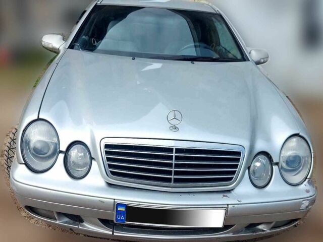 Серый Мерседес CLK-Class, объемом двигателя 2.3 л и пробегом 455 тыс. км за 3500 $, фото 1 на Automoto.ua
