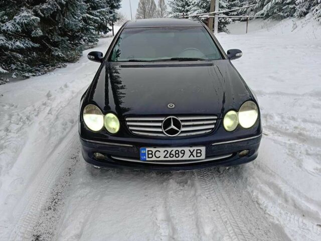 Синий Мерседес CLK-Class, объемом двигателя 2.6 л и пробегом 333 тыс. км за 6600 $, фото 1 на Automoto.ua