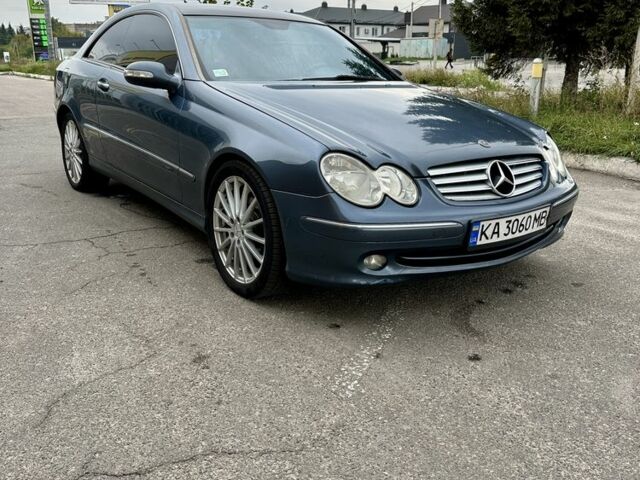 Синий Мерседес CLK-Class, объемом двигателя 2.7 л и пробегом 280 тыс. км за 6700 $, фото 1 на Automoto.ua