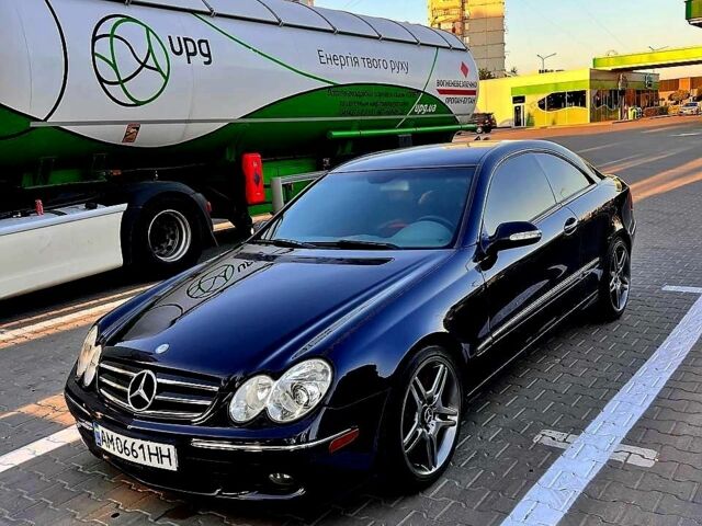 Синий Мерседес CLK-Class, объемом двигателя 2.7 л и пробегом 275 тыс. км за 12500 $, фото 1 на Automoto.ua