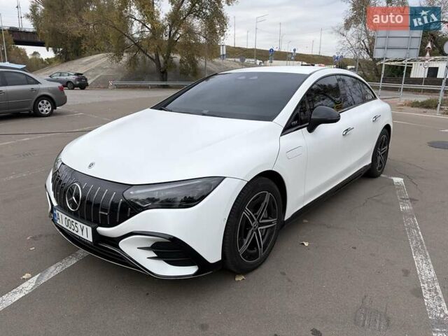 Белый Мерседес EQE, объемом двигателя 0 л и пробегом 25 тыс. км за 56900 $, фото 1 на Automoto.ua