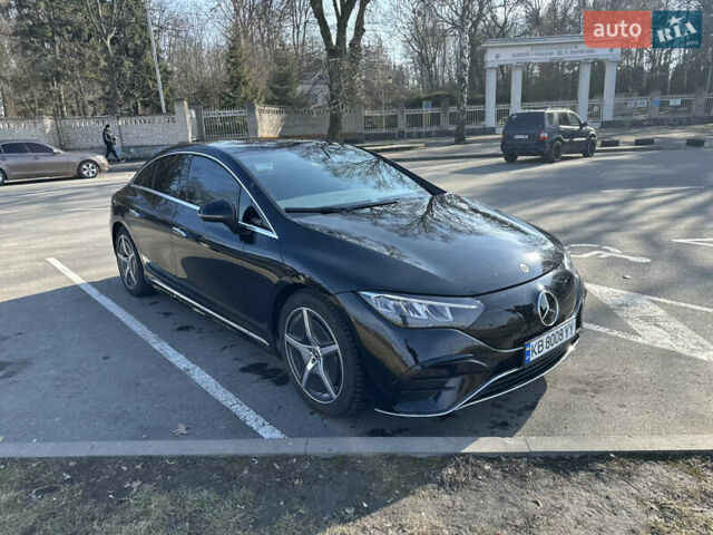 Черный Мерседес EQE, объемом двигателя 0 л и пробегом 34 тыс. км за 39000 $, фото 1 на Automoto.ua