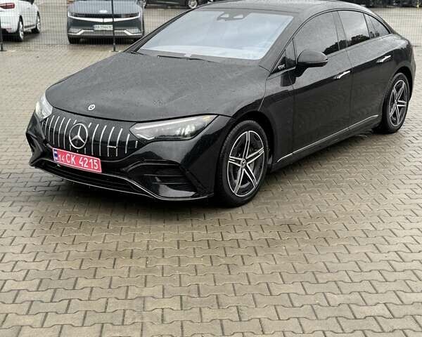 Черный Мерседес EQE, объемом двигателя 0 л и пробегом 2 тыс. км за 57000 $, фото 1 на Automoto.ua