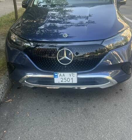 Синий Мерседес EQE SUV, объемом двигателя 0 л и пробегом 5 тыс. км за 60750 $, фото 1 на Automoto.ua