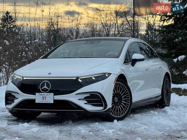 Білий Мерседес EQS, об'ємом двигуна 0 л та пробігом 25 тис. км за 48000 $, фото 1 на Automoto.ua