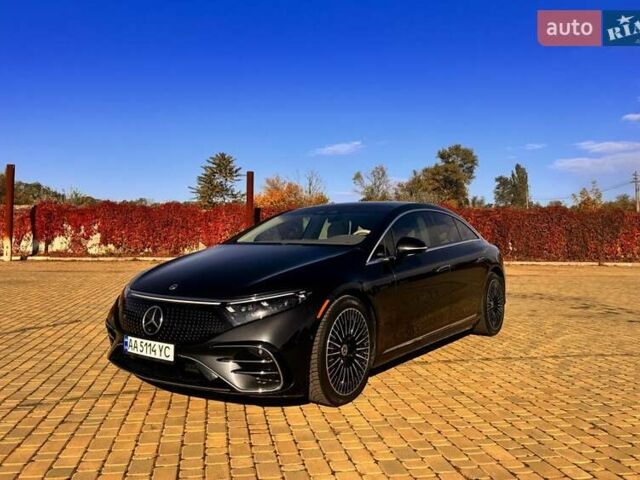 Черный Мерседес EQS, объемом двигателя 0 л и пробегом 48 тыс. км за 59900 $, фото 1 на Automoto.ua