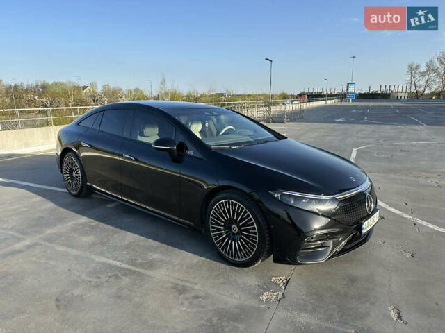 Черный Мерседес EQS, объемом двигателя 0 л и пробегом 46 тыс. км за 72500 $, фото 1 на Automoto.ua