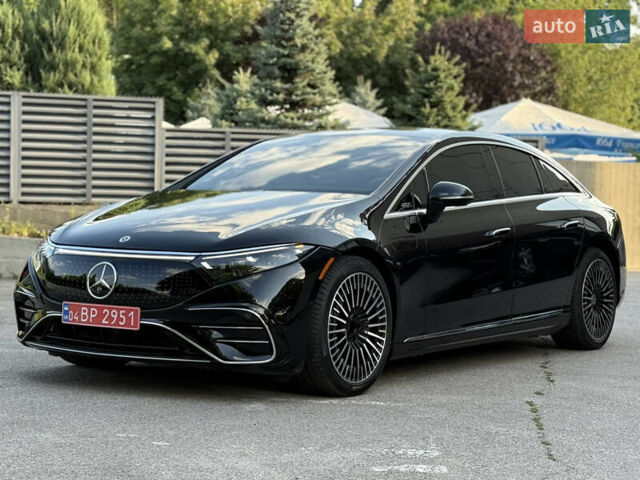 Черный Мерседес EQS, объемом двигателя 0 л и пробегом 40 тыс. км за 48800 $, фото 1 на Automoto.ua