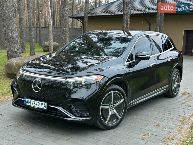 Черный Мерседес EQS, объемом двигателя 0 л и пробегом 20 тыс. км за 77700 $, фото 1 на Automoto.ua