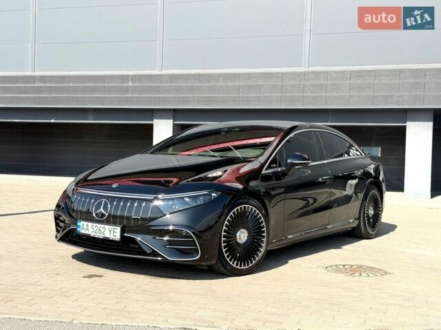 Черный Мерседес EQS, объемом двигателя 0 л и пробегом 31 тыс. км за 57900 $, фото 1 на Automoto.ua