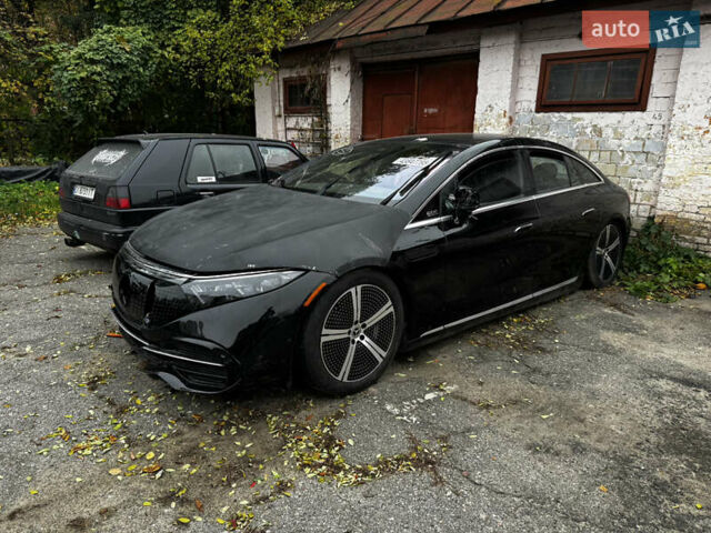 Черный Мерседес EQS, объемом двигателя 0 л и пробегом 30 тыс. км за 35000 $, фото 1 на Automoto.ua