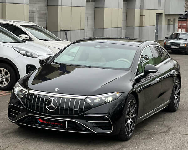 Черный Мерседес EQS, объемом двигателя 0 л и пробегом 13 тыс. км за 77777 $, фото 1 на Automoto.ua