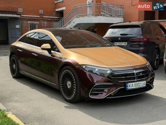 Черный Мерседес EQS, объемом двигателя 0 л и пробегом 8 тыс. км за 75000 $, фото 1 на Automoto.ua