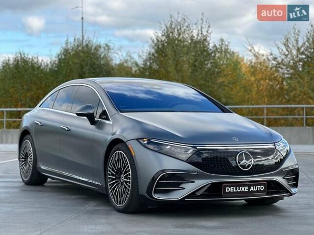 Серый Мерседес EQS, объемом двигателя 0 л и пробегом 20 тыс. км за 77499 $, фото 1 на Automoto.ua