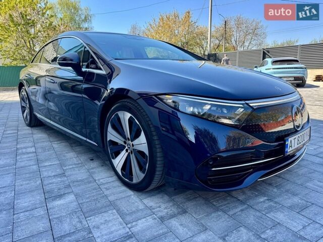 Синій Мерседес EQS, об'ємом двигуна 0 л та пробігом 60 тис. км за 39999 $, фото 1 на Automoto.ua