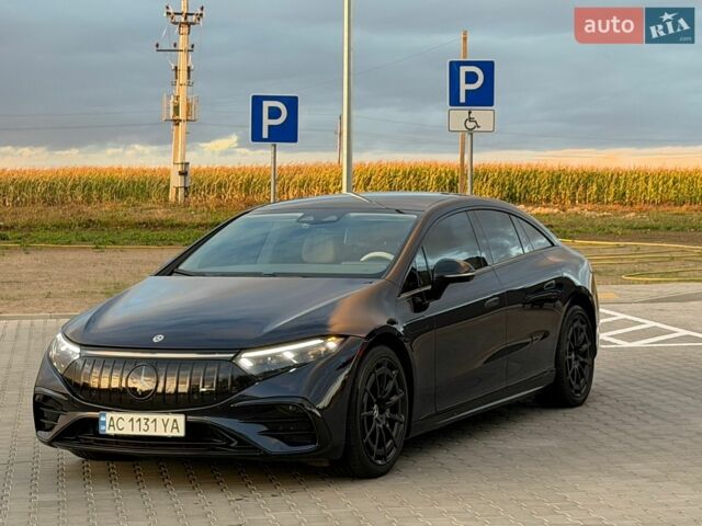 Синий Мерседес EQS, объемом двигателя 0 л и пробегом 164 тыс. км за 49900 $, фото 1 на Automoto.ua