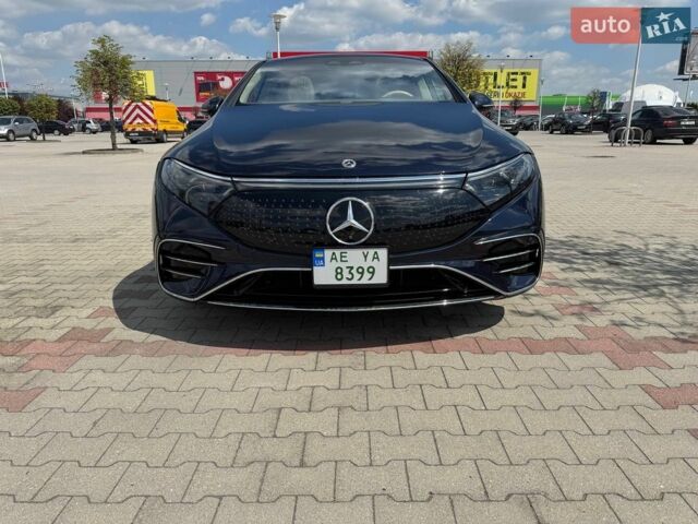 Синій Мерседес EQS, об'ємом двигуна 0 л та пробігом 37 тис. км за 47000 $, фото 1 на Automoto.ua