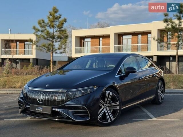 Синий Мерседес EQS, объемом двигателя 0 л и пробегом 26 тыс. км за 47999 $, фото 1 на Automoto.ua