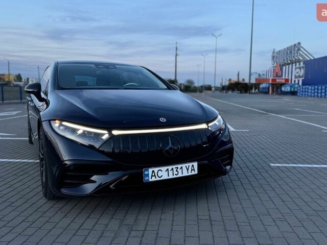 Синий Мерседес EQS, объемом двигателя 0 л и пробегом 158 тыс. км за 40000 $, фото 1 на Automoto.ua