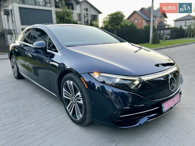 Синий Мерседес EQS, объемом двигателя 0 л и пробегом 19 тыс. км за 52000 $, фото 1 на Automoto.ua