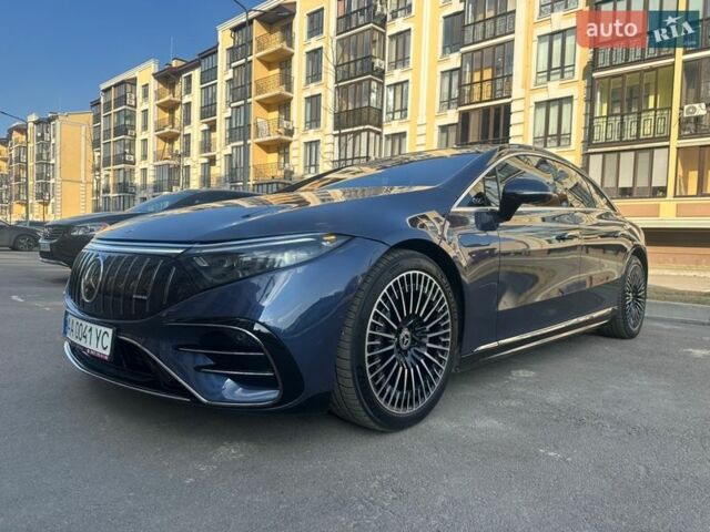 Синий Мерседес EQS, объемом двигателя 0 л и пробегом 39 тыс. км за 48900 $, фото 1 на Automoto.ua