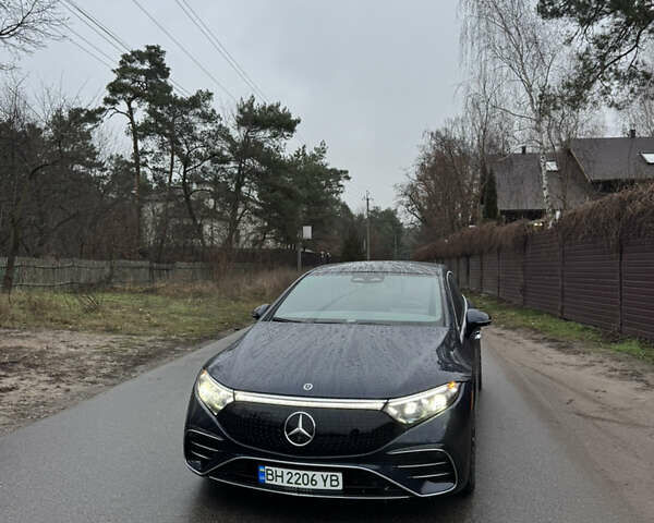 Синій Мерседес EQS, об'ємом двигуна 0 л та пробігом 52 тис. км за 43500 $, фото 1 на Automoto.ua