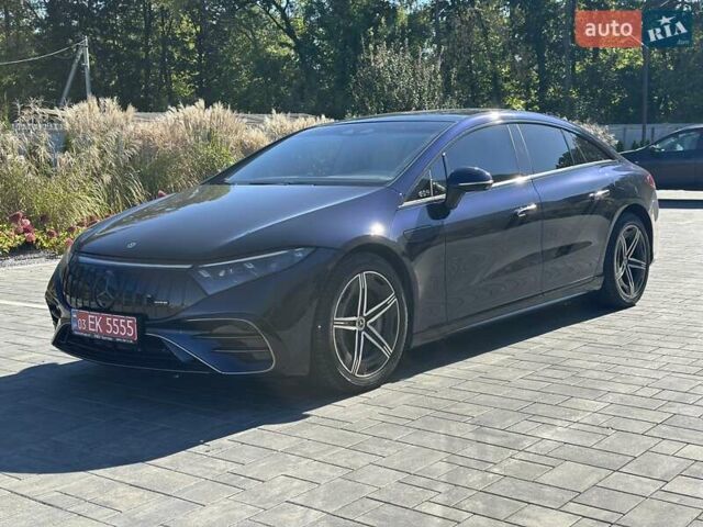 Синий Мерседес EQS, объемом двигателя 0 л и пробегом 41 тыс. км за 58999 $, фото 1 на Automoto.ua