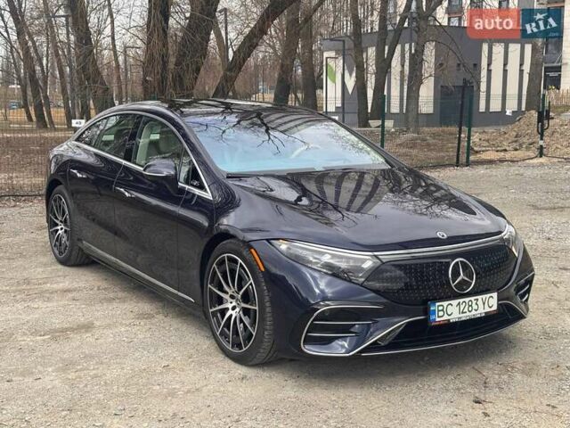 Синій Мерседес EQS, об'ємом двигуна 0 л та пробігом 7 тис. км за 60400 $, фото 1 на Automoto.ua