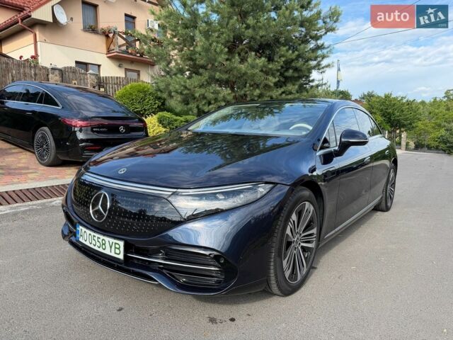 Синий Мерседес EQS, объемом двигателя 0 л и пробегом 63 тыс. км за 41700 $, фото 1 на Automoto.ua