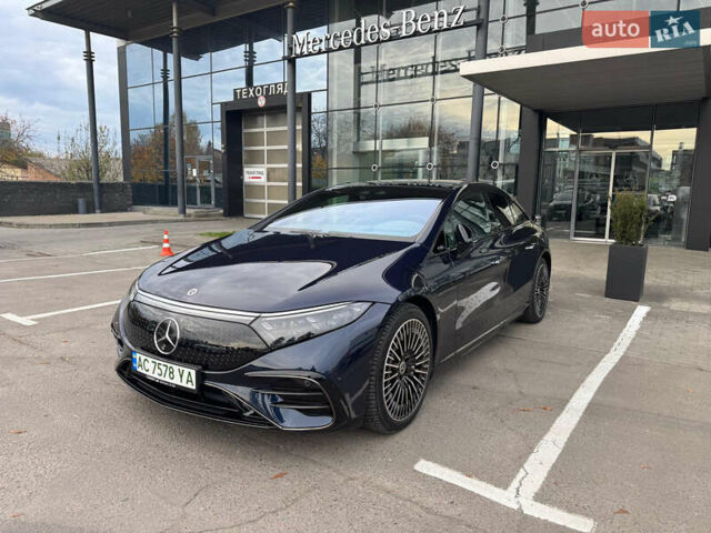 Синій Мерседес EQS, об'ємом двигуна 0 л та пробігом 64 тис. км за 68700 $, фото 1 на Automoto.ua