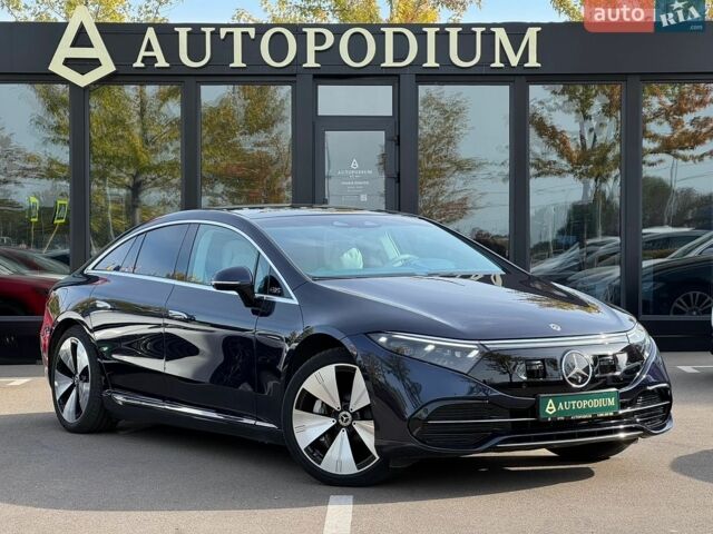 Синий Мерседес EQS, объемом двигателя 0 л и пробегом 46 тыс. км за 77500 $, фото 1 на Automoto.ua