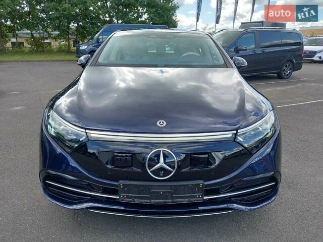 Синий Мерседес EQS, объемом двигателя 0 л и пробегом 38 тыс. км за 83000 $, фото 1 на Automoto.ua