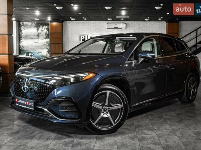 Синий Мерседес EQS SUV, объемом двигателя 0 л и пробегом 14 тыс. км за 66900 $, фото 1 на Automoto.ua