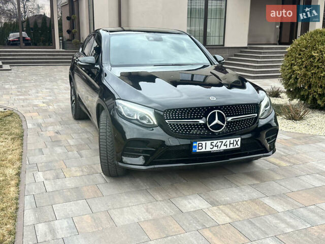 Черный Мерседес GLC-Class Coupe, объемом двигателя 2.2 л и пробегом 117 тыс. км за 39500 $, фото 1 на Automoto.ua