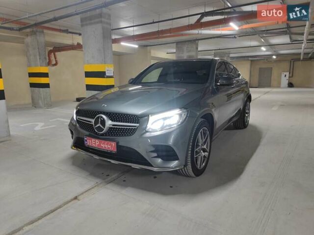 Серый Мерседес GLC-Class Coupe, объемом двигателя 2.99 л и пробегом 124 тыс. км за 45900 $, фото 1 на Automoto.ua