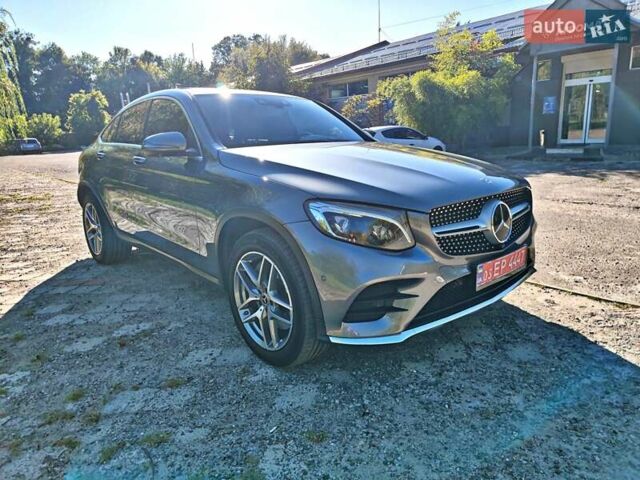 Серый Мерседес GLC-Class Coupe, объемом двигателя 2.99 л и пробегом 125 тыс. км за 44500 $, фото 1 на Automoto.ua