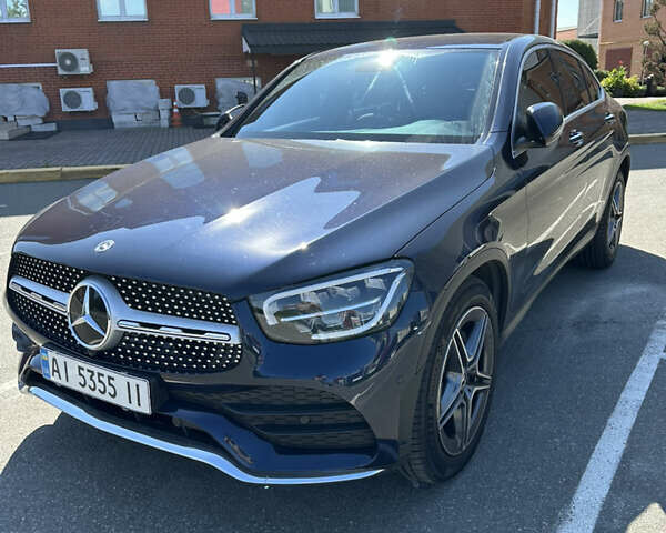 Синій Мерседес GLC-Class Coupe, об'ємом двигуна 1.99 л та пробігом 103 тис. км за 49900 $, фото 1 на Automoto.ua