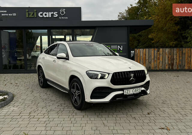 Белый Мерседес GLE-Class Coupe, объемом двигателя 2.93 л и пробегом 90 тыс. км за 77500 $, фото 1 на Automoto.ua