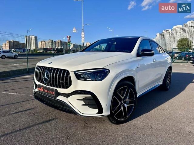 Белый Мерседес GLE-Class Coupe, объемом двигателя 3 л и пробегом 14 тыс. км за 124700 $, фото 1 на Automoto.ua